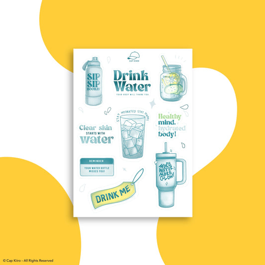 Water Sticker sheet