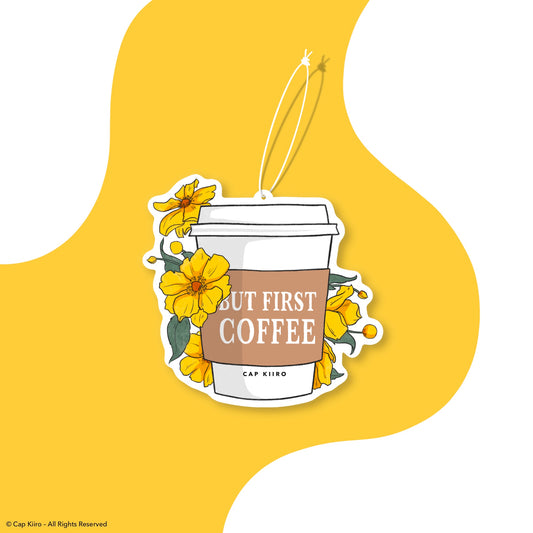 But First Coffee Car Freshener